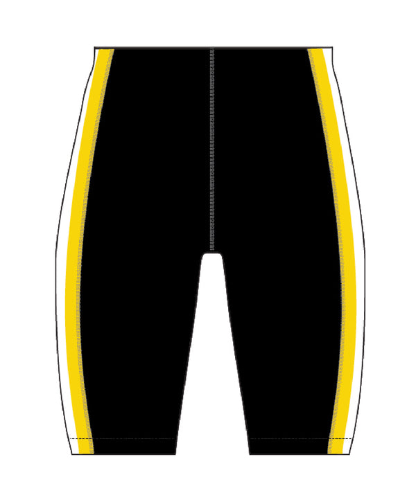 Men's ESR Theta Competition Side Panel Short - Black/Yellow