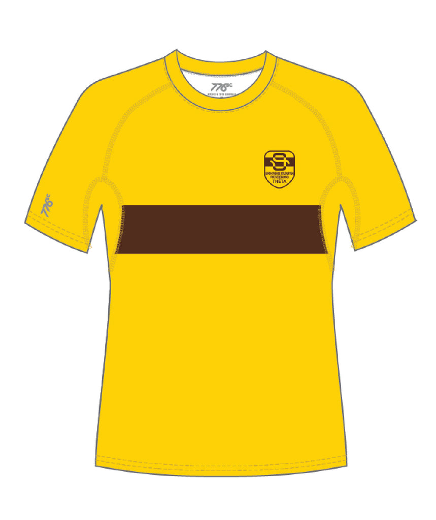 Men's ESR Theta Competition Training T-Shirt SS - Yellow