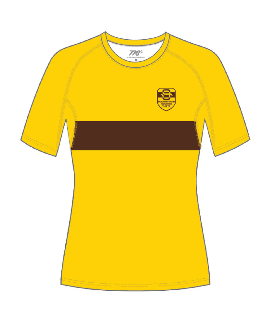 Women's ESR Theta Competition Training T-Shirt SS - Yellow