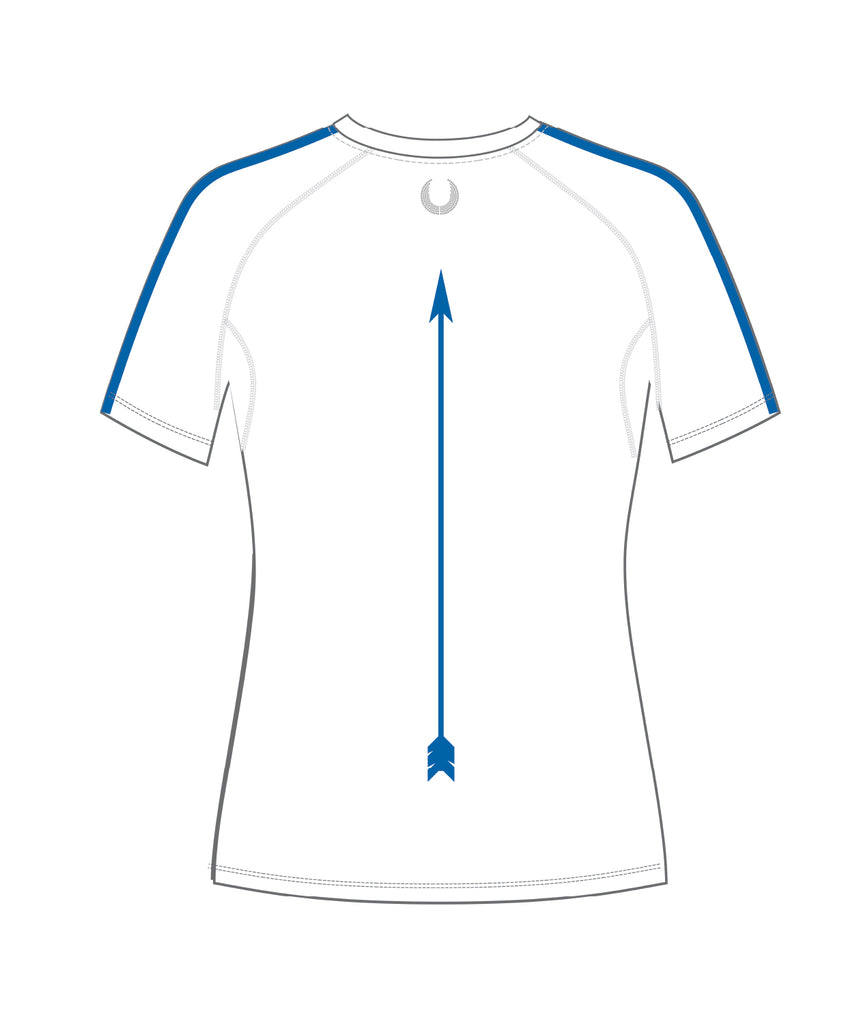 Women's Nottingham Rowing Club Base Layer SS - White