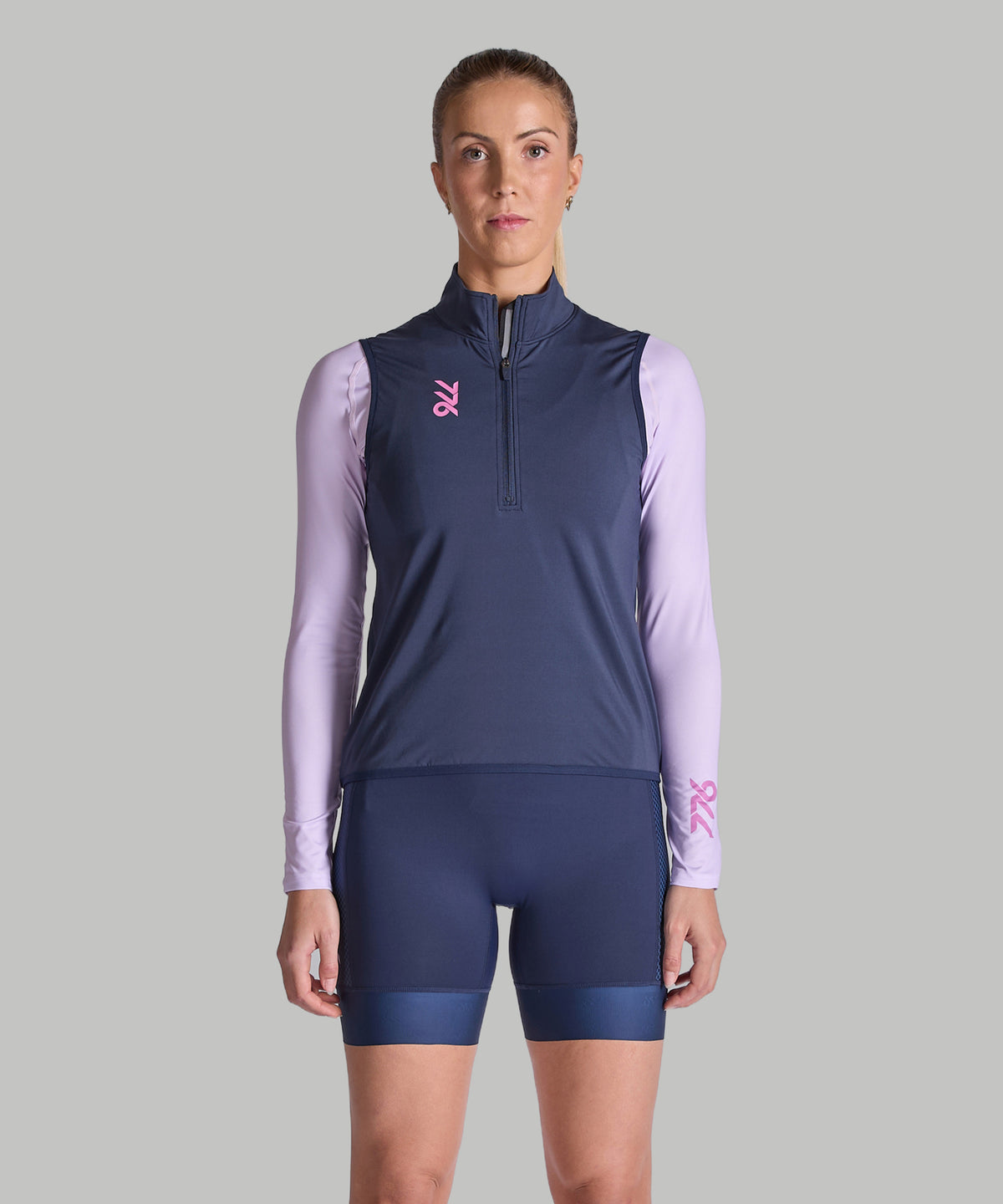 Women's 776BC Stratus Vest - Navy/Endorphin