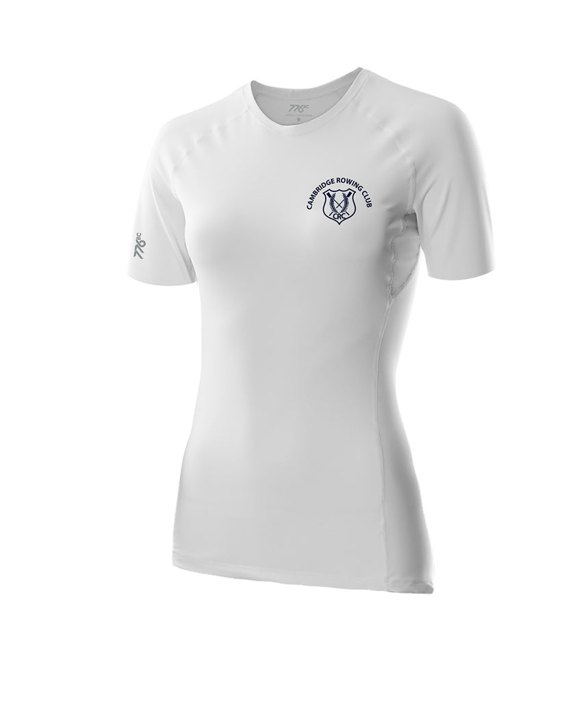 Women's Cambridge Rowing Club Base Layer SS - White