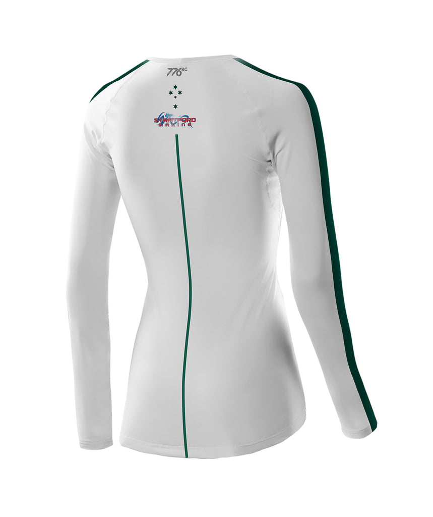 Women's Gippsland Grammar Base LS - White