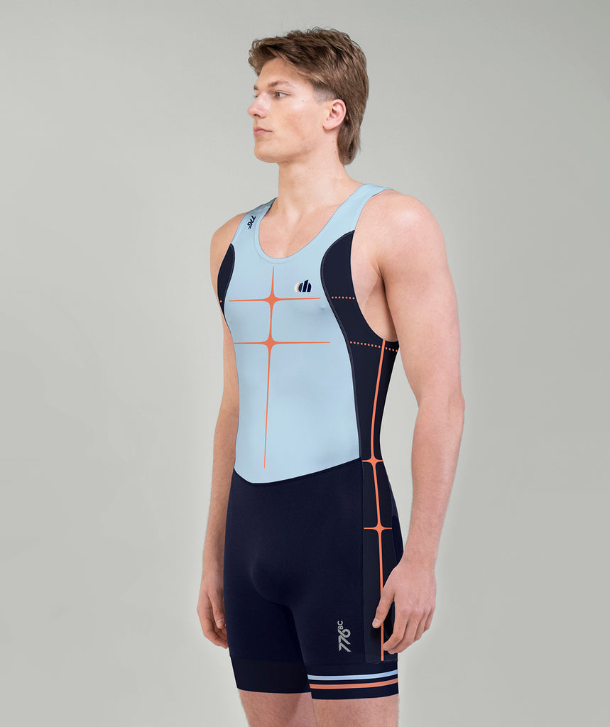 Men's Dark Horse X 776BC Pro Unisuit - Navy/Sky Blue