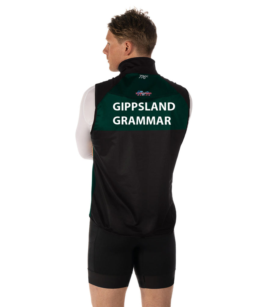 Men's Gippsland Grammar Stratus Vest - Black