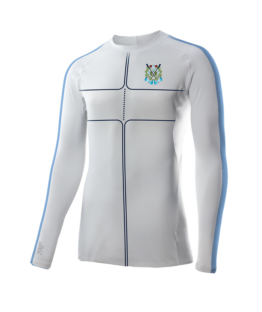 Men's Sydney Rowing Club Motion Base Layer LS - White