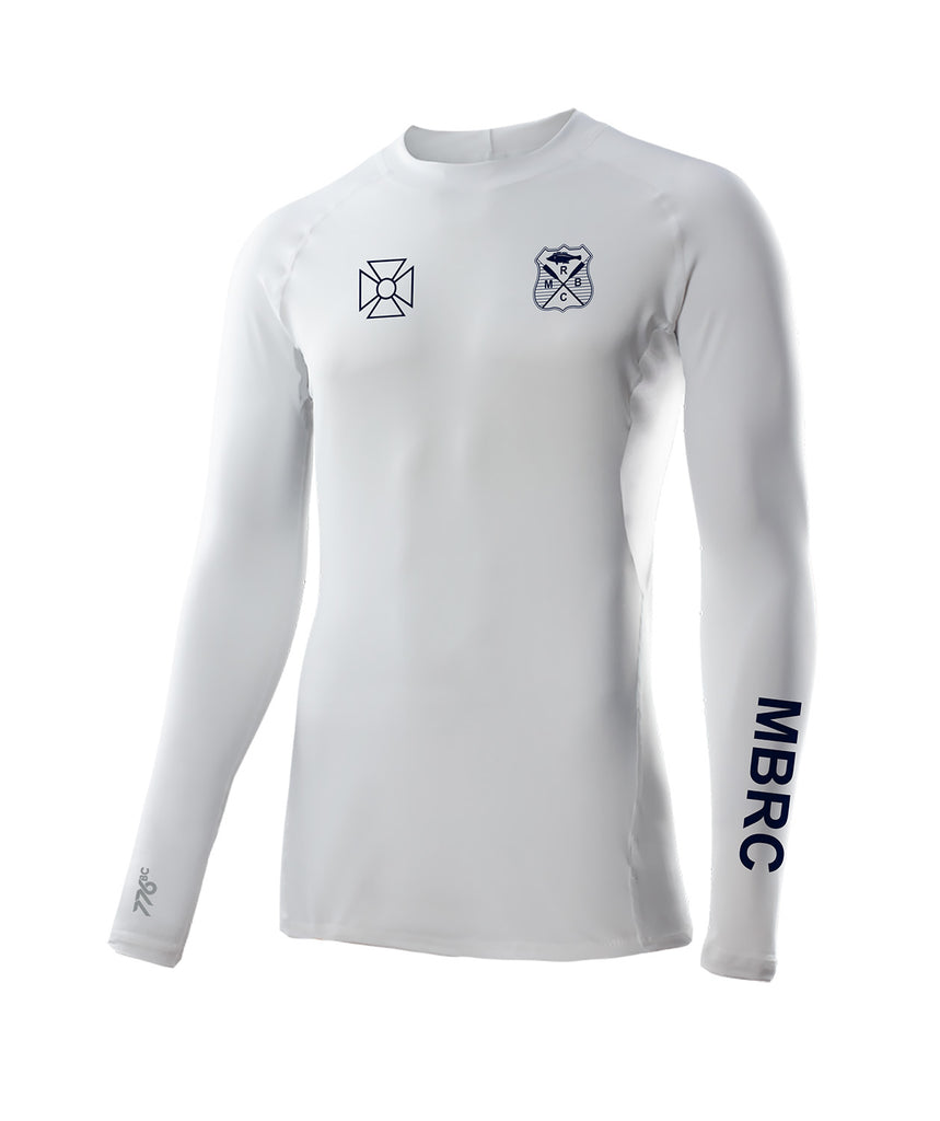 Men's Murray Bridge Rowing Club Base Layer LS - White