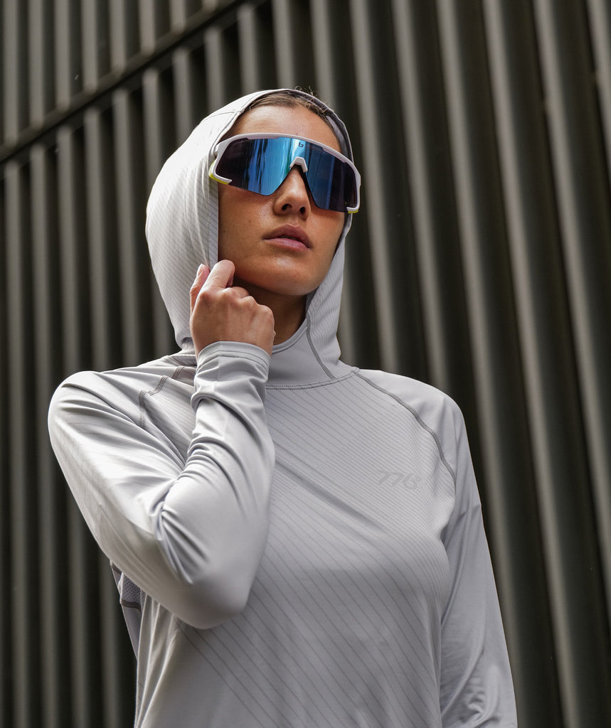 Women's Wreath Sun Hoodie - Graphic Gray