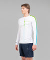 Men's Motion Pro Base Layer LS - White/Multi