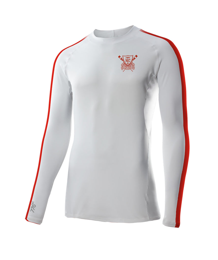 Men's Torrens Rowing Club Motion Base Layer LS - White/Red