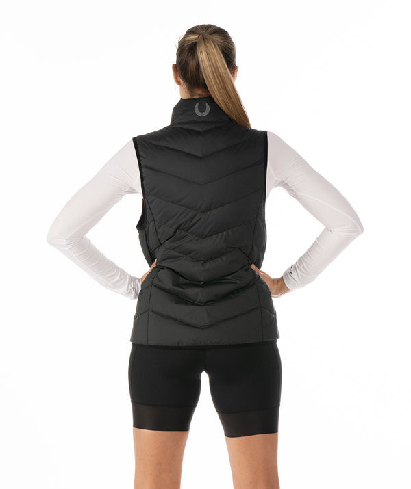 Women's Hawkes Bay Rowing Club Cumulus Puffer Vest - Black
