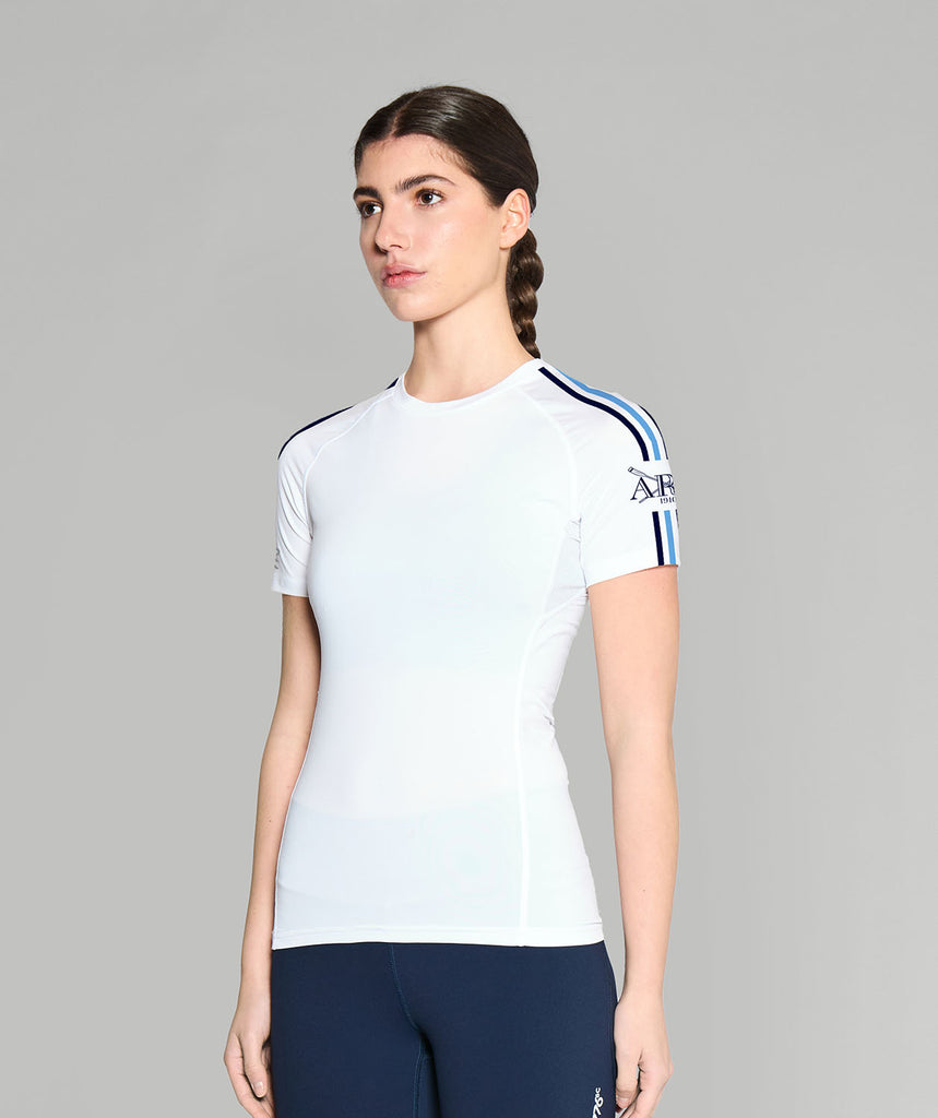 Women's Abbotsford Rowing Club Base Layer SS - White/Blue