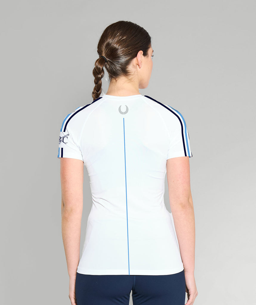Women's Abbotsford Rowing Club Base Layer SS - White/Blue