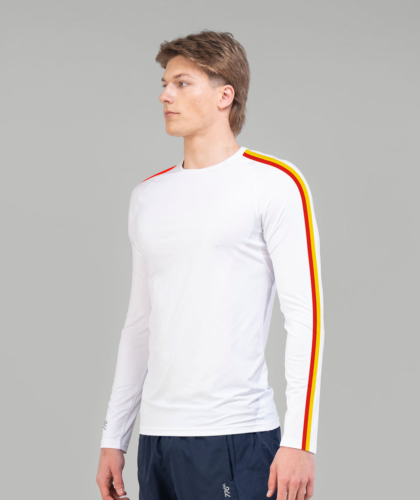 Men's Adelaide Sculling Club Base Layer LS - White