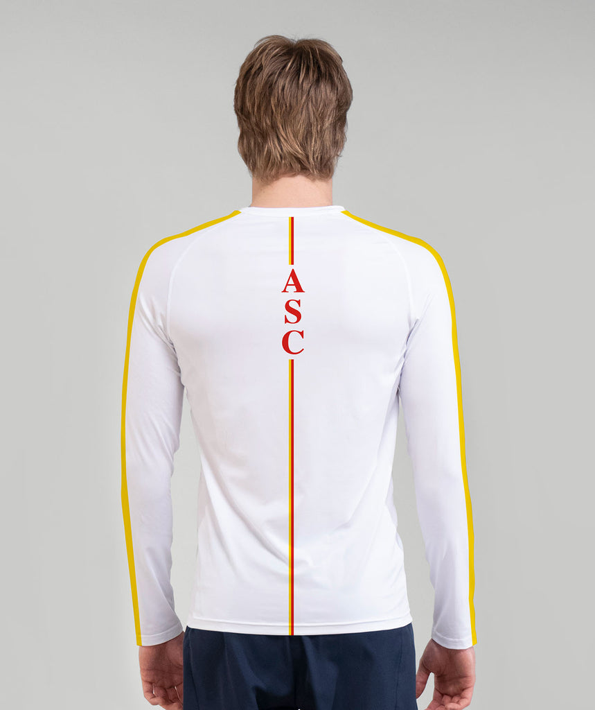 Men's Adelaide Sculling Club Base Layer LS - White