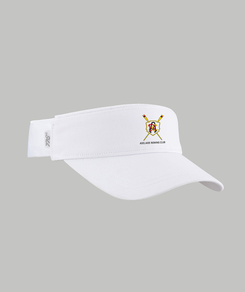 Unisex Adelaide Rowing Club Performance Visor - White