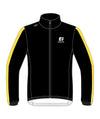 Men's Ashburton Rowing Club  Cirrostratus Wind Jacket - Black/Yellow