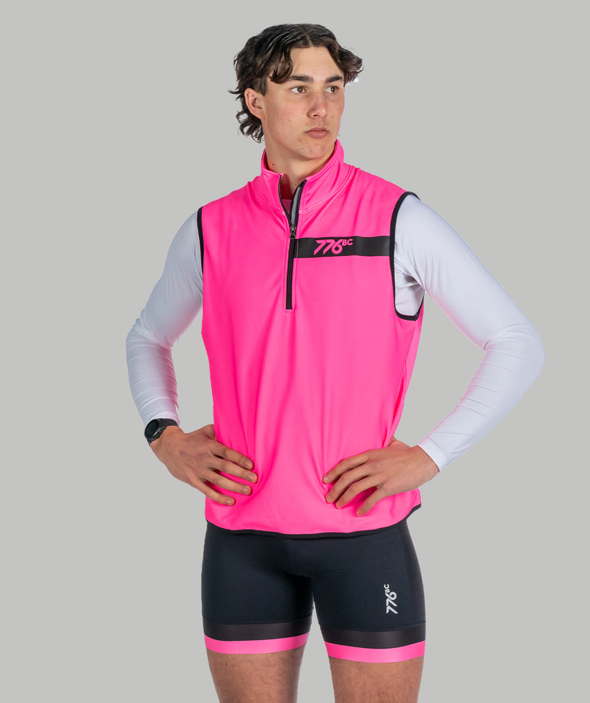 Men's Stratus Vest - Pink/Black