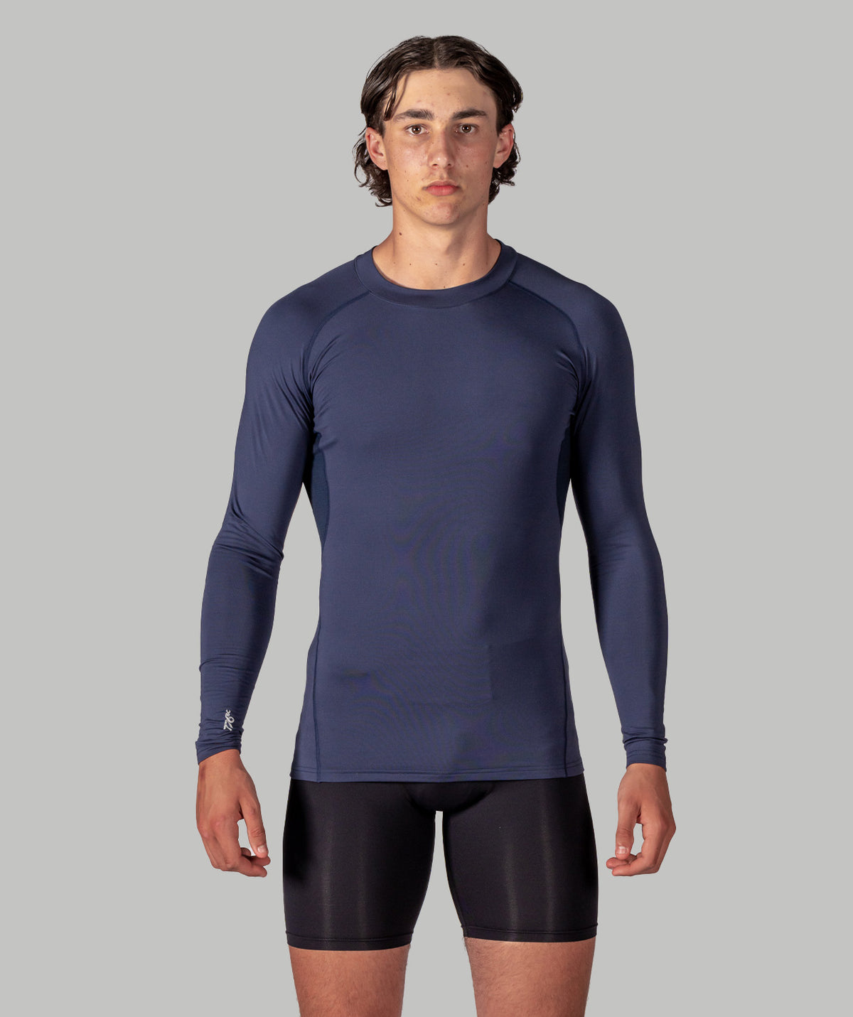 Men's Wreath Winter Base Layer LS - Navy
