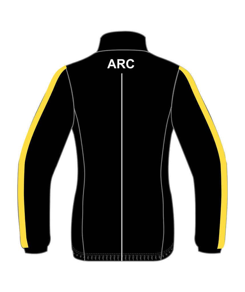 Women's Ashburton Rowing Club  Cirrostratus Wind Jacket - Black/Yellow