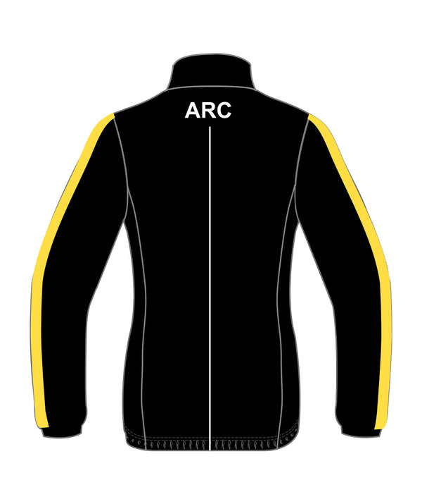 Women's Ashburton Rowing Club  Cirrostratus Wind Jacket - Black/Yellow