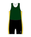 Men's Ashburton Rowing Club  Sprint Unisuit - Black/Green