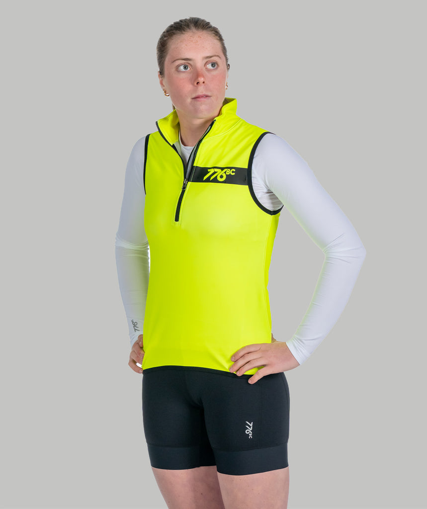 Women's Stratus Vest - Neon Yellow/Black