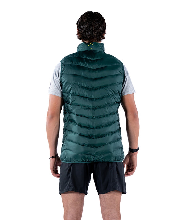 Men's Rowing Australia Supporter Puffer Vest - Green