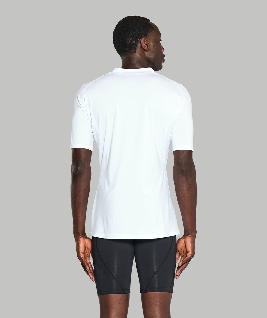 Men's Wreath Performance Base Layer SS - White