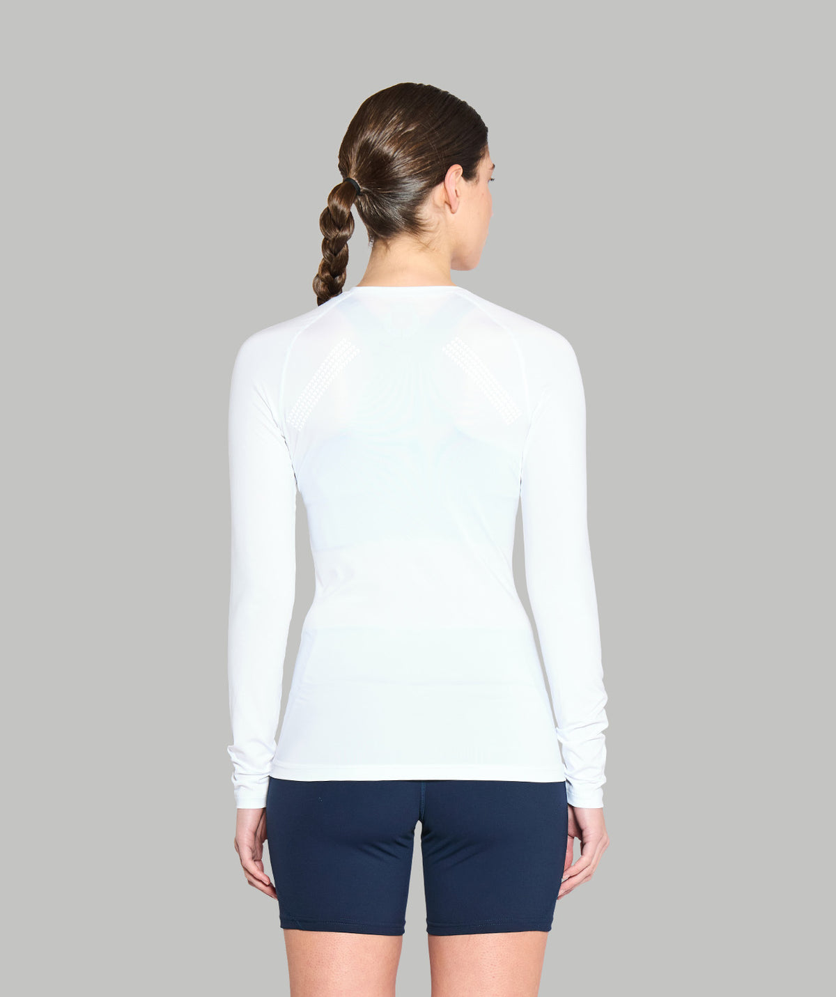 Women's Wreath Performance LS Base Layer - White