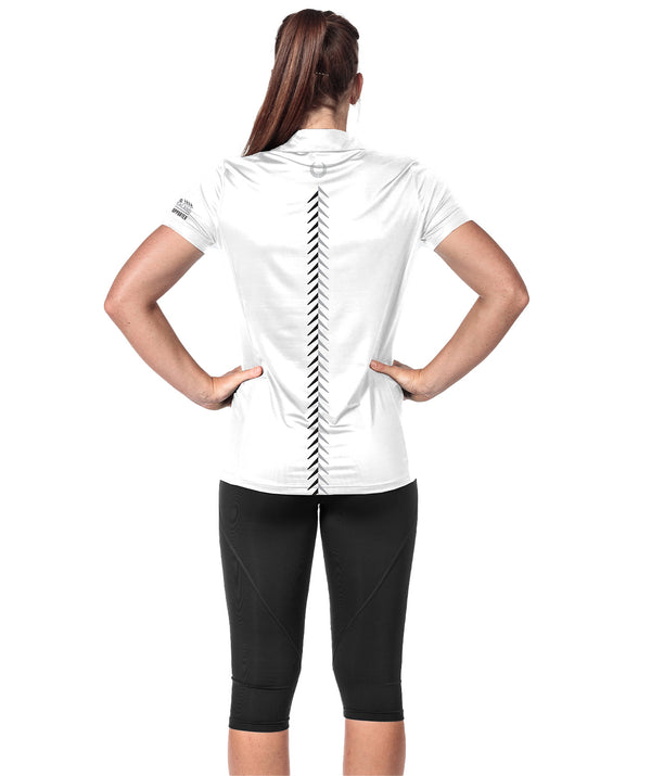 Women's Rowing NZ Supporter Polo - White