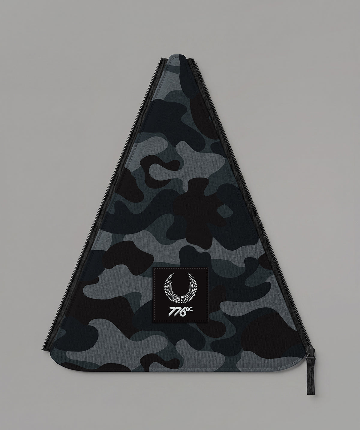 776BC Pro Tour Camo Backpack Patch - Black