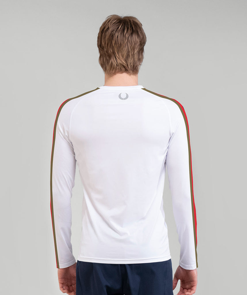 Men's Brisbane Grammarians Base Layer LS - White