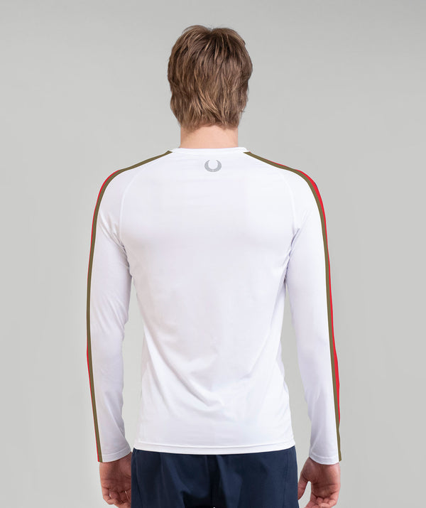 Men's Brisbane Grammarians Base Layer LS - White