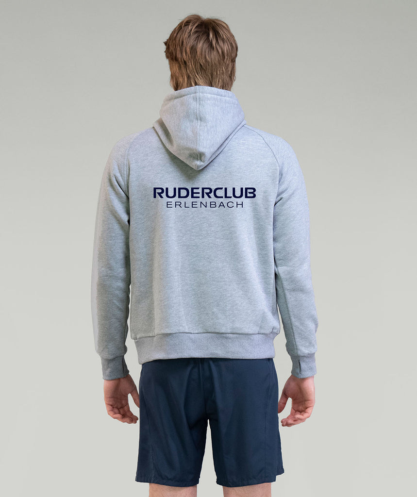 Unisex Ruderclub Erlenbach Pop Over Hoodie - Grey