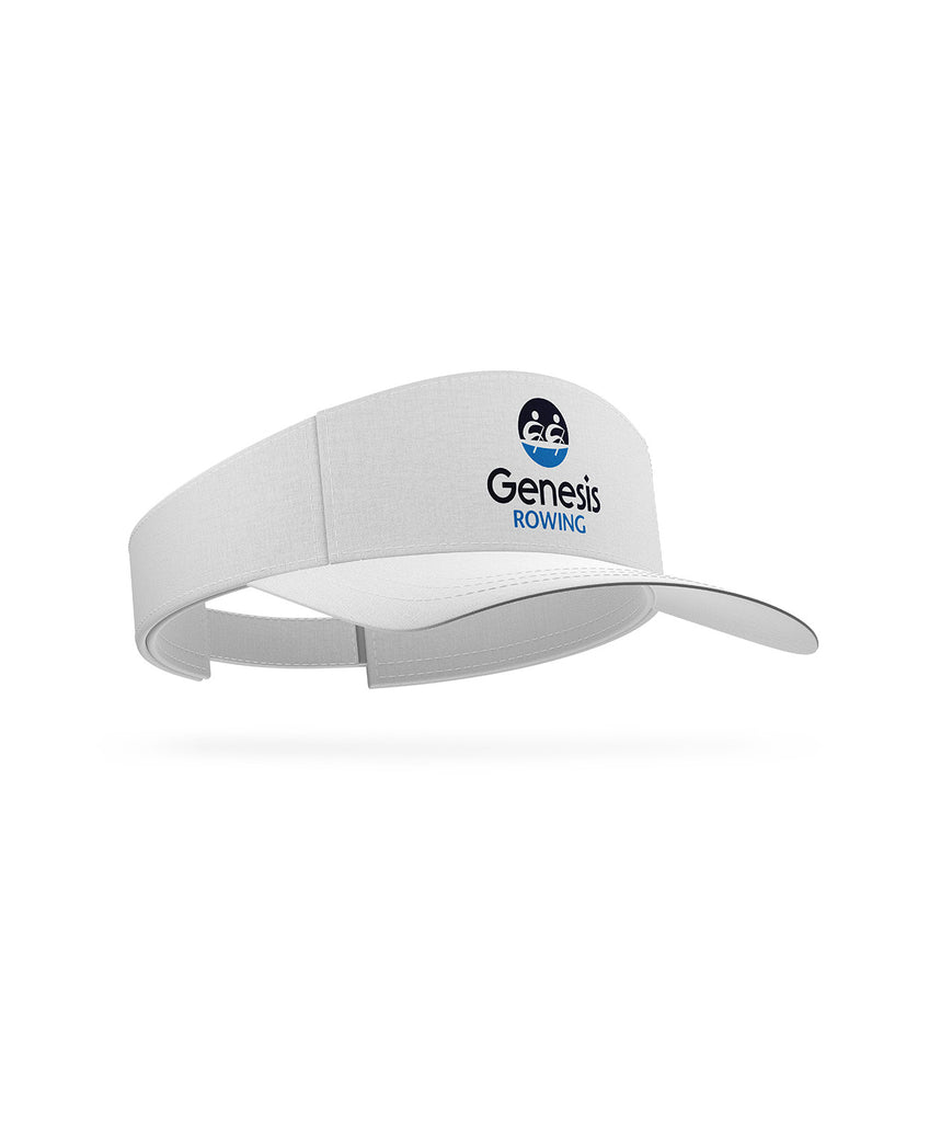 Unisex Genesis Christian College Race Visor - White