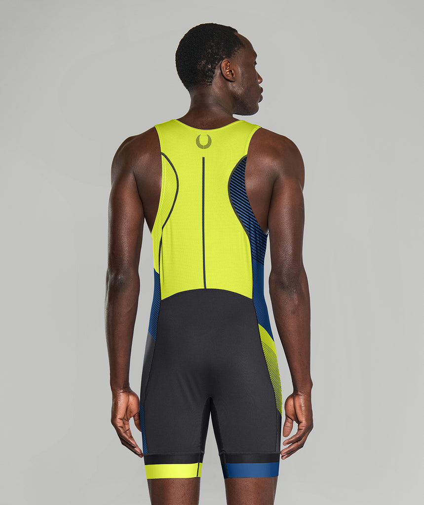 Men's Velocity Pro Unisuit - Black/Neon Yellow