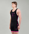 Men's 776BC Vivid Motion Pro Unisuit - Black/Pink