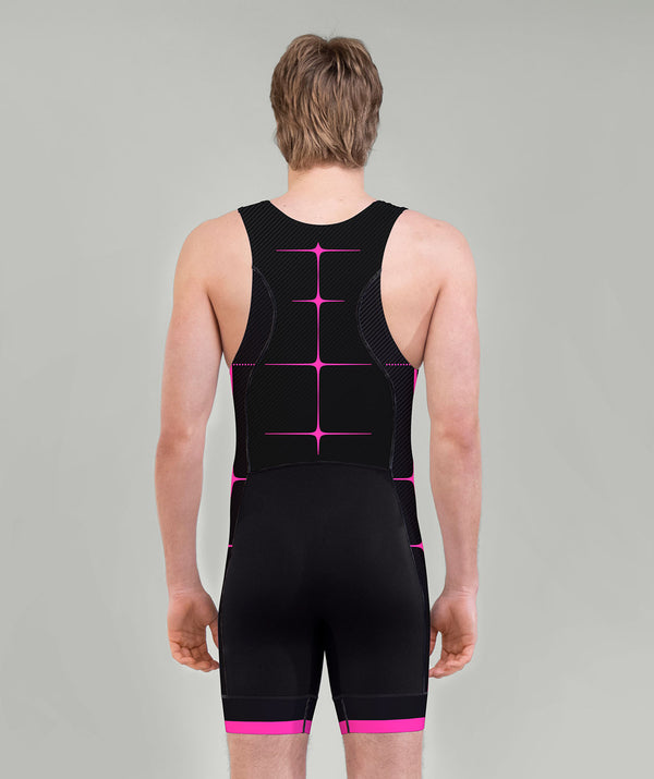 Men's 776BC Vivid Motion Pro Unisuit - Black/Pink