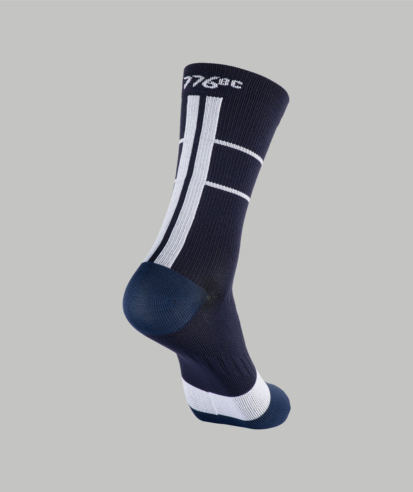 Motion Performance Socks - Navy/White