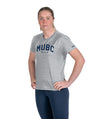 Women's Melbourne University Boat Club Performance T-Shirt SS - Grey Marle
