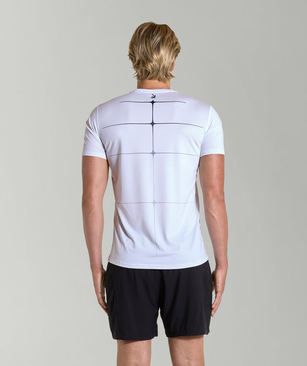 Men's Motion Pro Performance T-Shirt SS - White/Graphite
