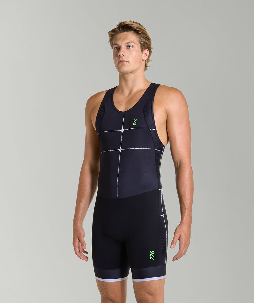 Men's Motion Pro Unisuit - Black/Neon Green