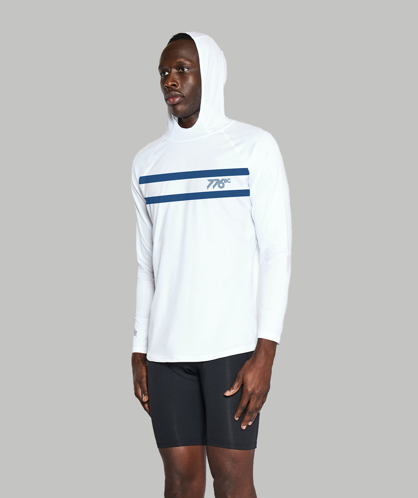 Men's Legacy Sun Hoodie LS - Heritage Blue