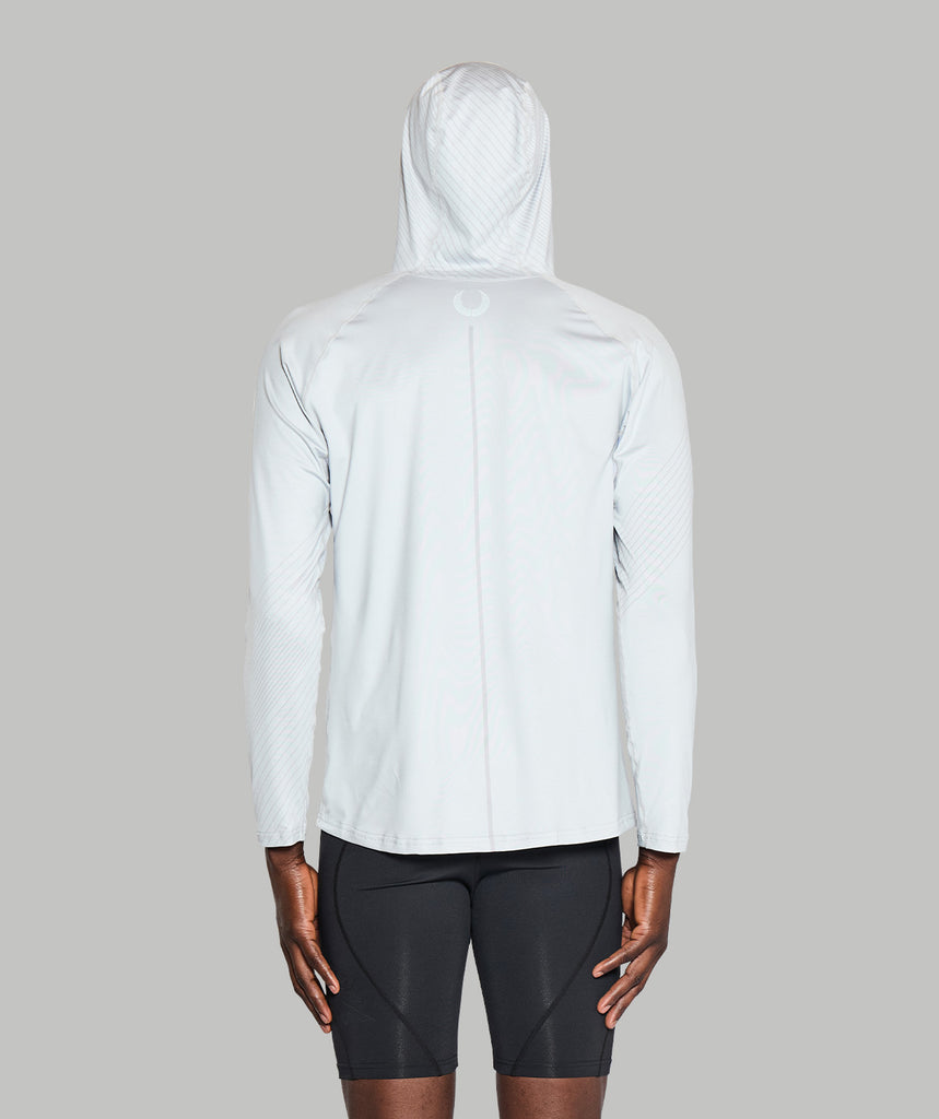Men's Wreath Sun Hoodie - Graphic Gray