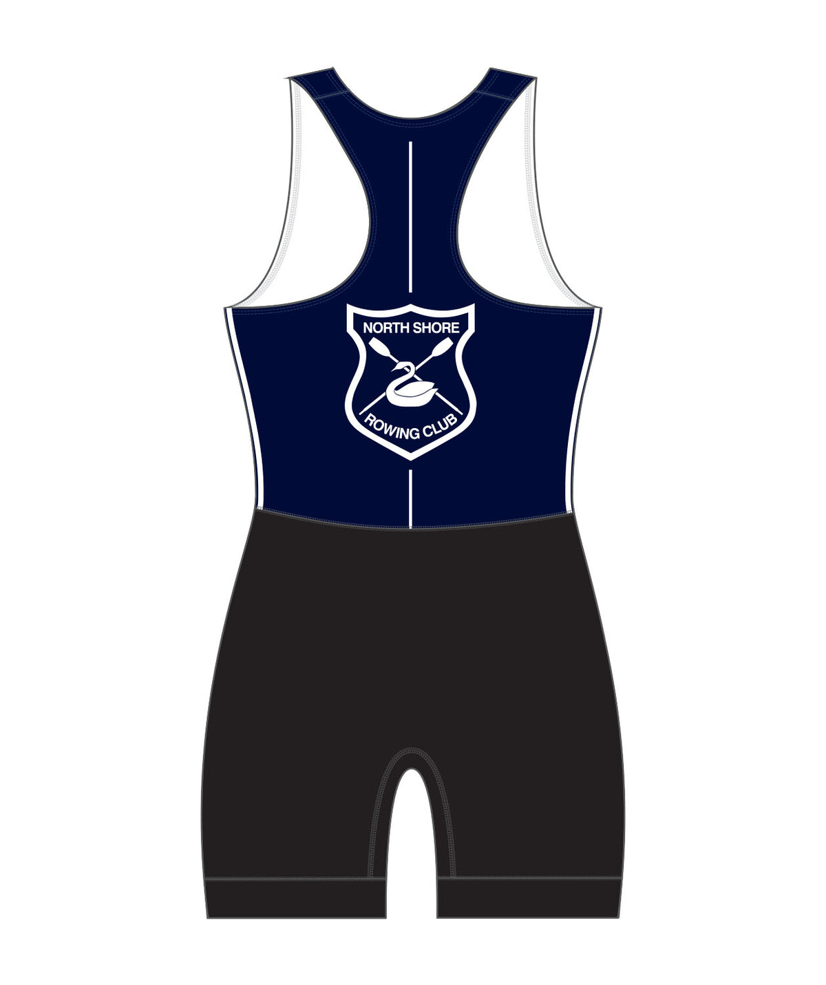 Women's North Shore Rowing Club Streamline Leg Band Unisuit - Navy/Black
