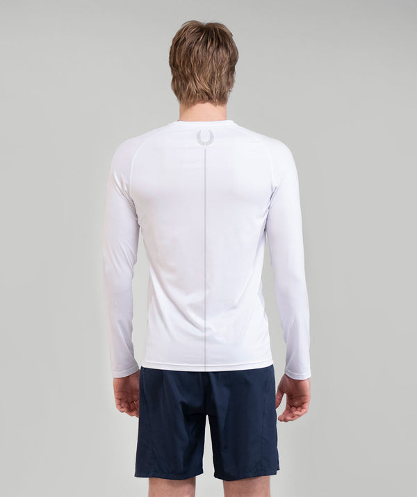 Men's 776BC Base Layer LS - White/Grey