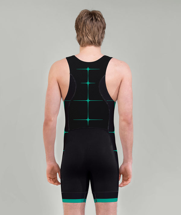 Men's 776BC Vivid Motion Pro Unisuit - Black/Green