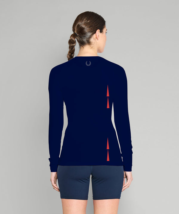 Women's Red Shed Winter Base Layer LS - Navy