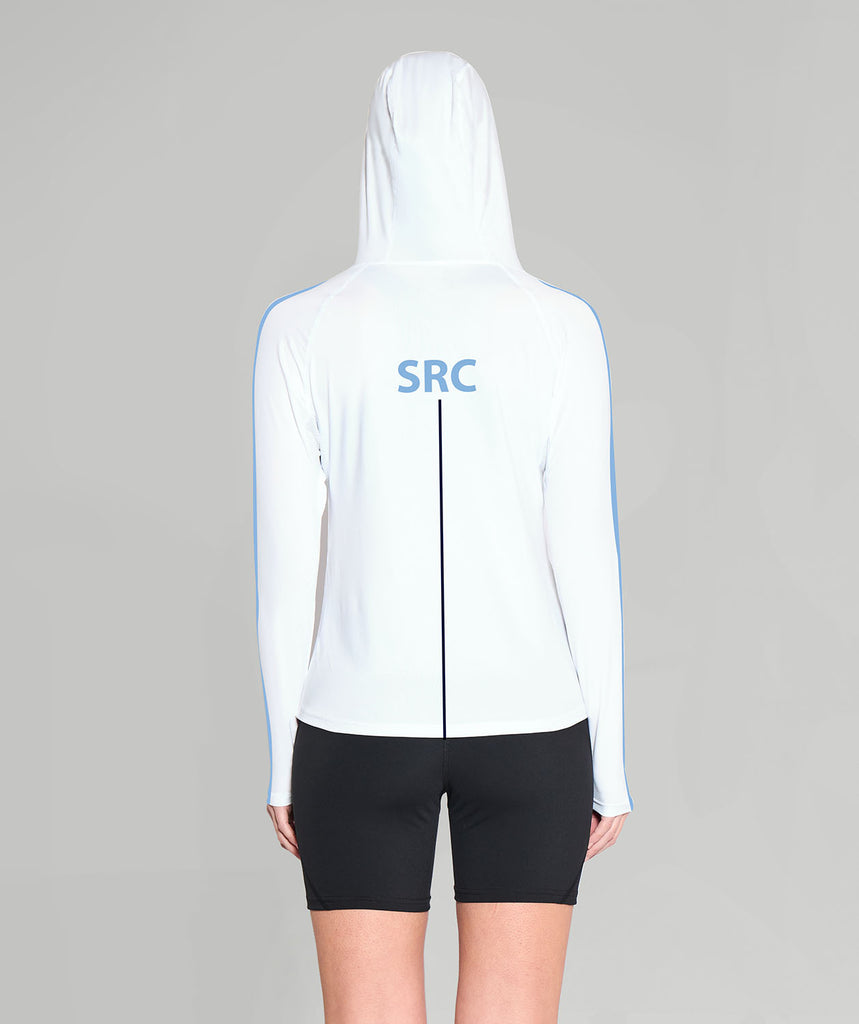 Women's Sydney Rowing Club Sun Hoodie LS - White